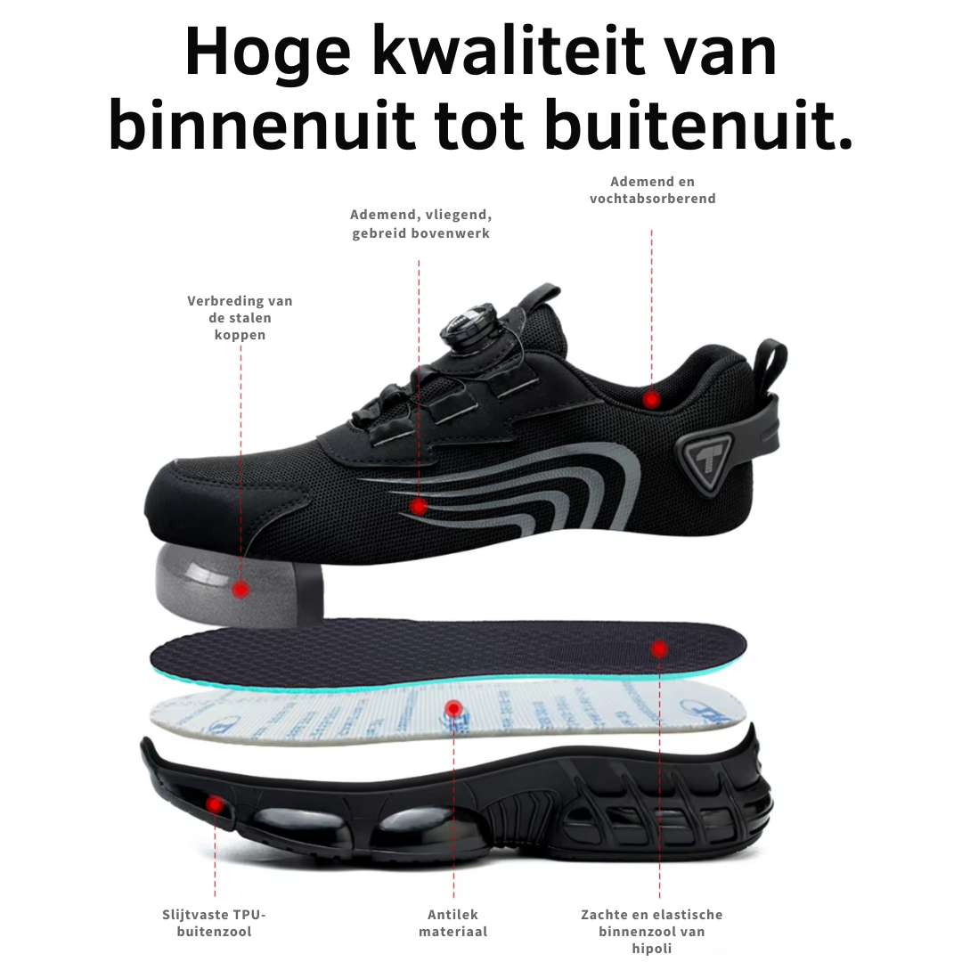 IronStep™ | Veiligheidsschoenen met Antislip