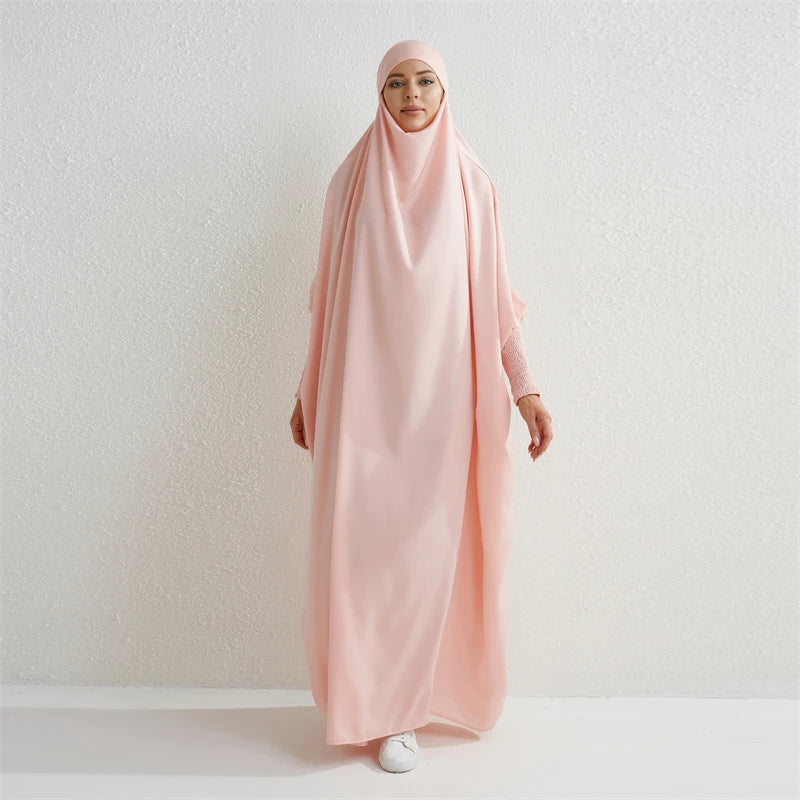 DUBAI Dress™ | Moslim Abaya met Capuchon & Smoking Mouw - 1+1 (GRATIS)