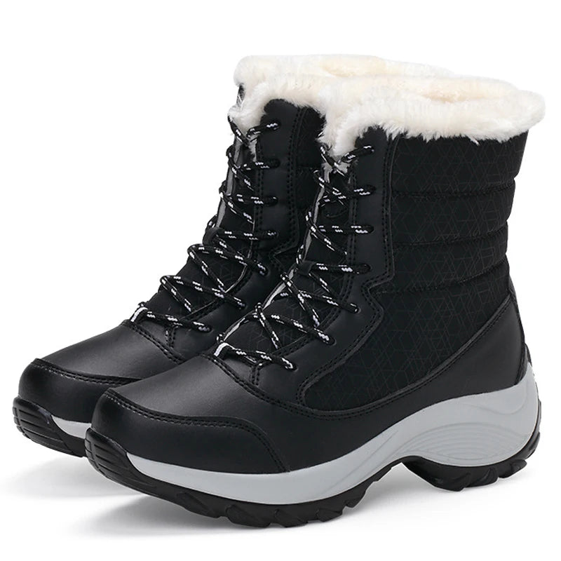 Lina™ | Waterdichte Snowboots Bontvoering