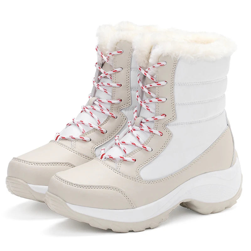 Lina™ | Waterdichte Snowboots Bontvoering