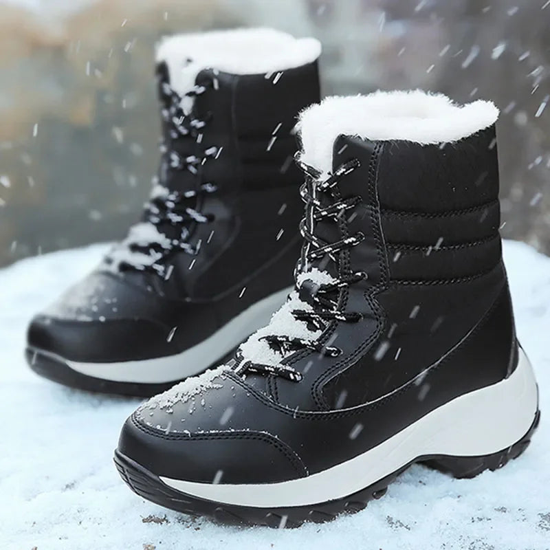 Lina™ | Waterdichte Snowboots Bontvoering