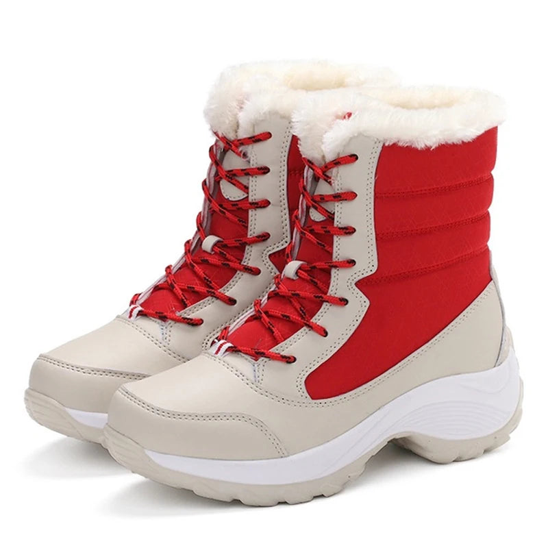 Lina™ | Waterdichte Snowboots Bontvoering