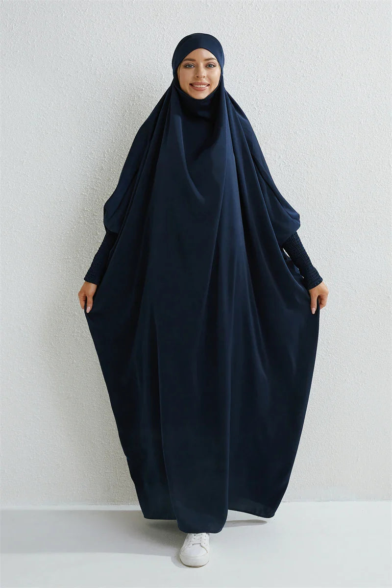 DUBAI Dress™ | Moslim Abaya met Capuchon & Smoking Mouw - 1+1 (GRATIS)